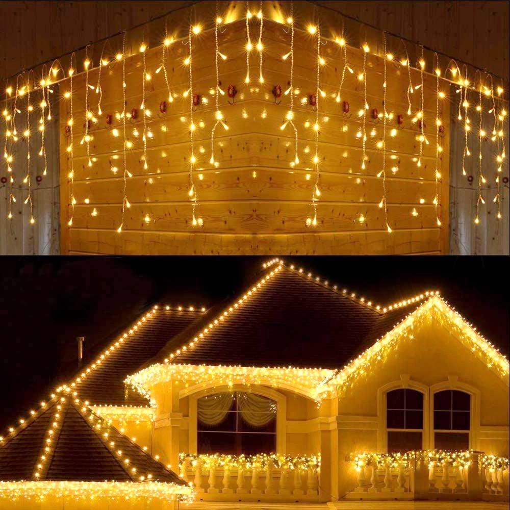 LED Outdoor Droop String Lights for Christmas Home Decor