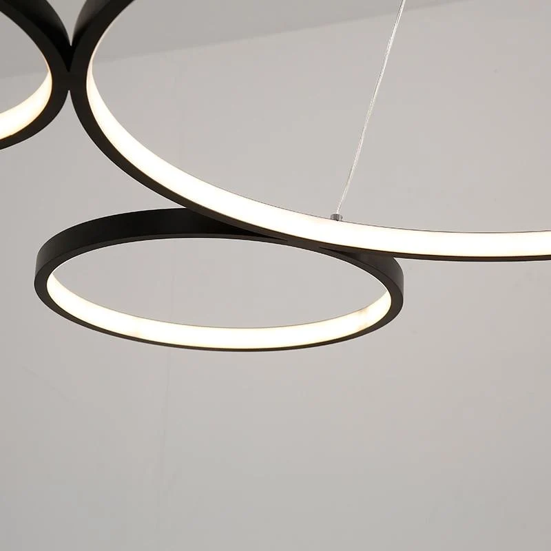 Gleam minimalistinen art deco -riippuvalo akryylia, alumiinia ja ruostumatonta terästä