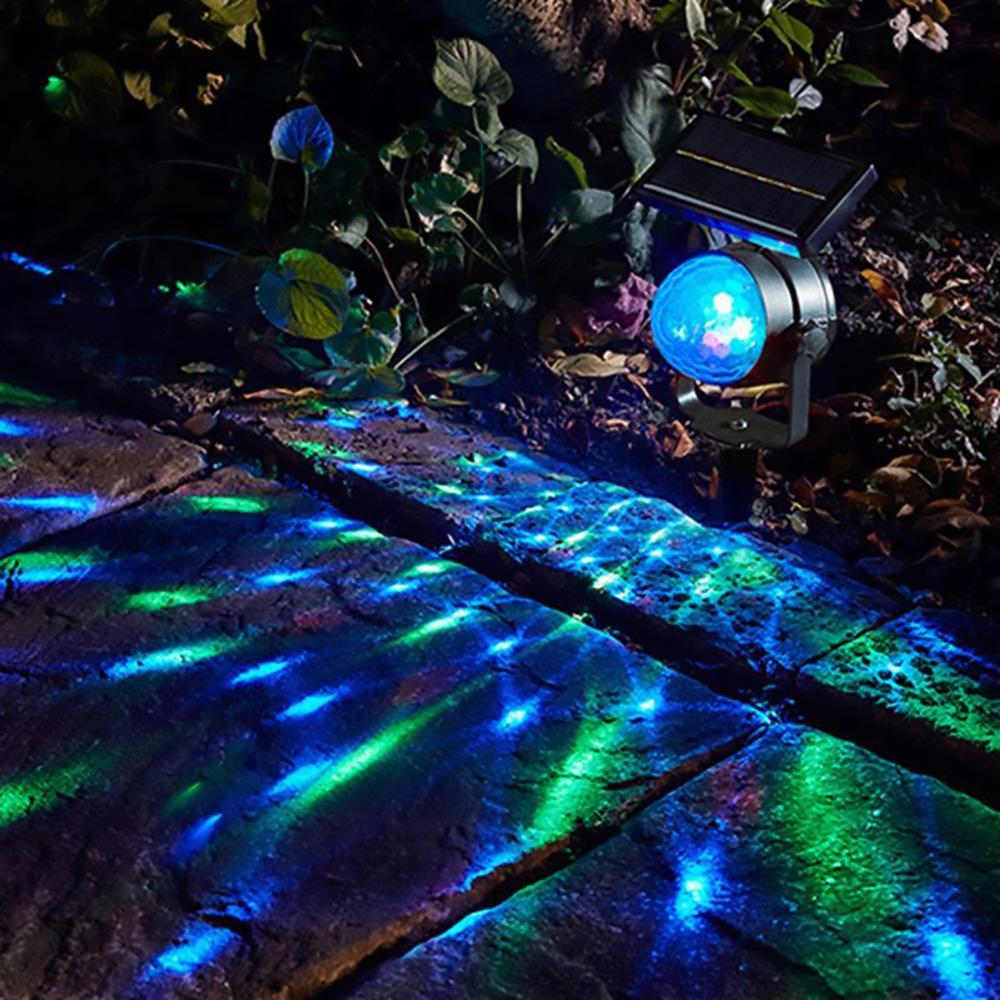 Oren LED-solcelleprojektør havelampe til terrasser og stier