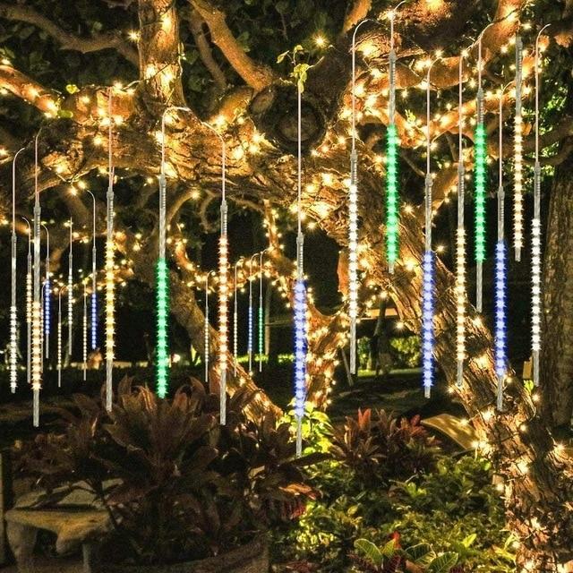 Luci a ghiacciolo LED per allestimenti invernali