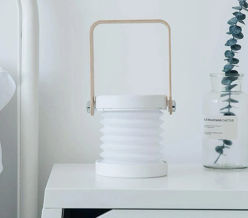 Catala portabel hopfällbar ABS-lykta med USB-laddning