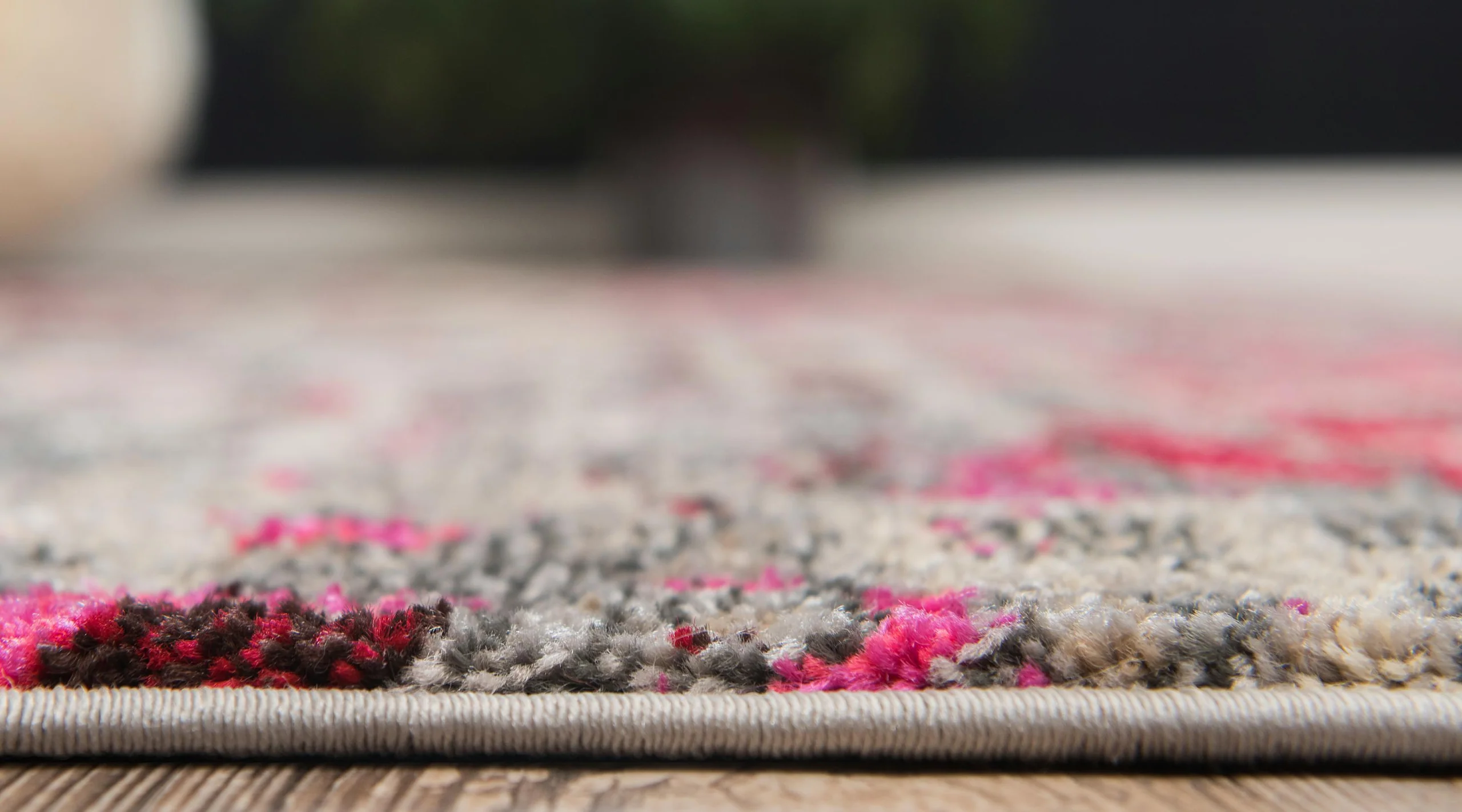 Franco modern matta med cirkelmönster av Unique Loom