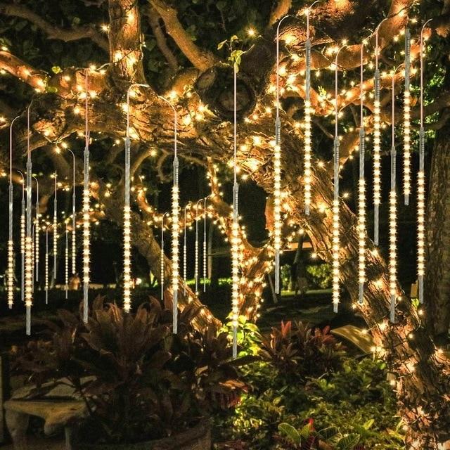LED Icicle Lights for Winter Displays