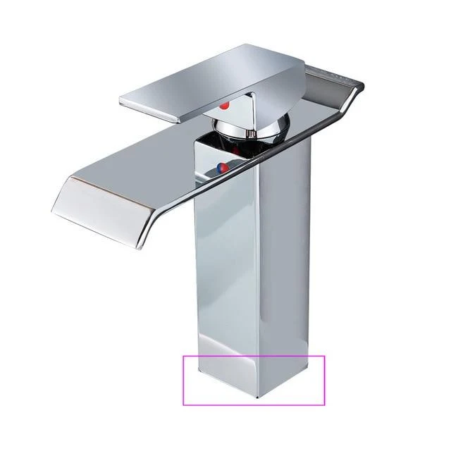 Luxury Brass Vanity Faucet with Single Handle Deck Mount