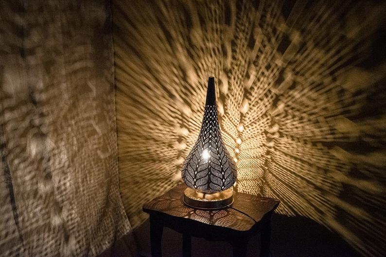 Shadowcast Moroccan Lanterns in Solid Brass, Range of Designs