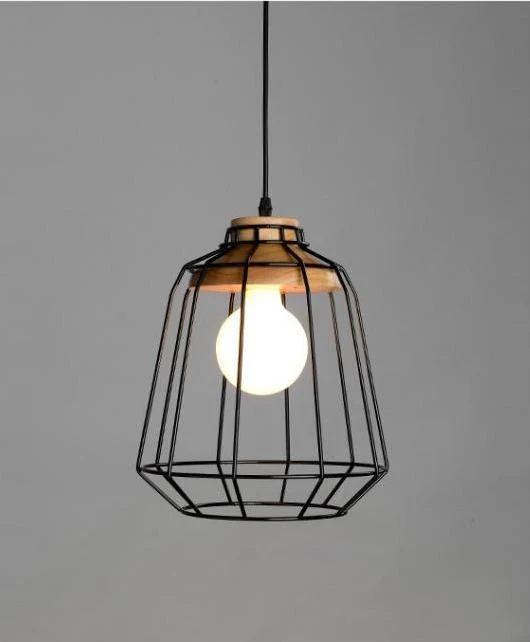 Modern Scandinavisch smeedijzeren hanglamp kooi voor huis en restaurant