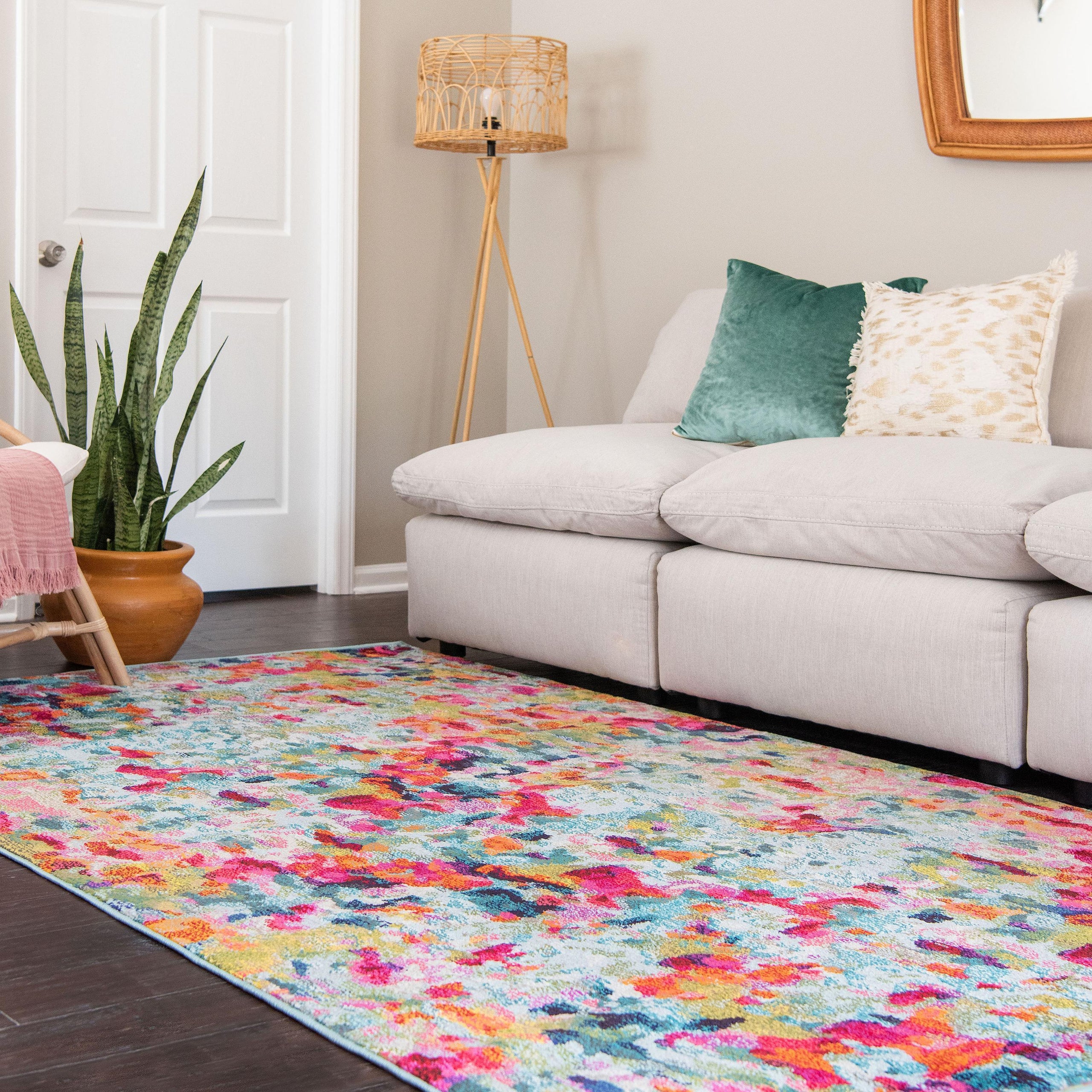 Cortez Art Deco Multi-Color Rug from Unique Loom