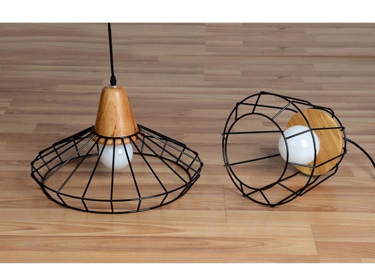 Modern Scandinavisch smeedijzeren hanglamp kooi voor huis en restaurant