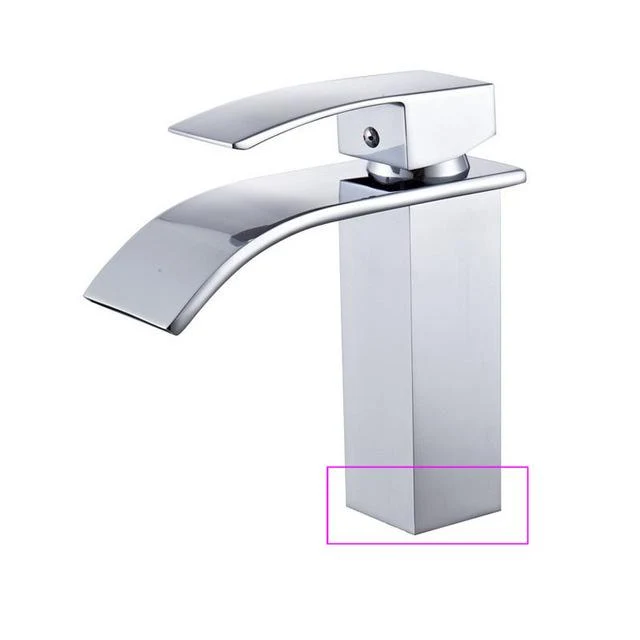 Luxury Brass Vanity Faucet with Single Handle Deck Mount