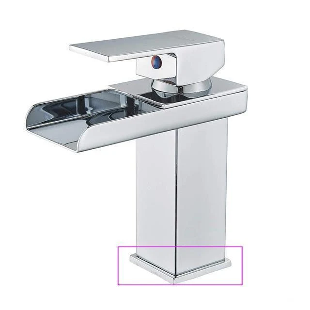 Luxury Brass Vanity Faucet with Single Handle Deck Mount