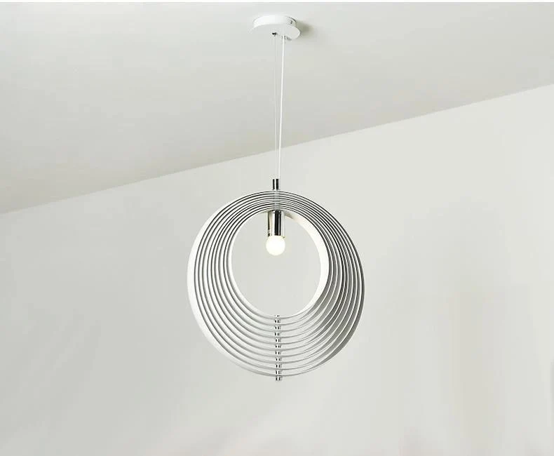 Lámpara colgante modern vintage Hardy de madera y hierro con base ⟦K0⟧