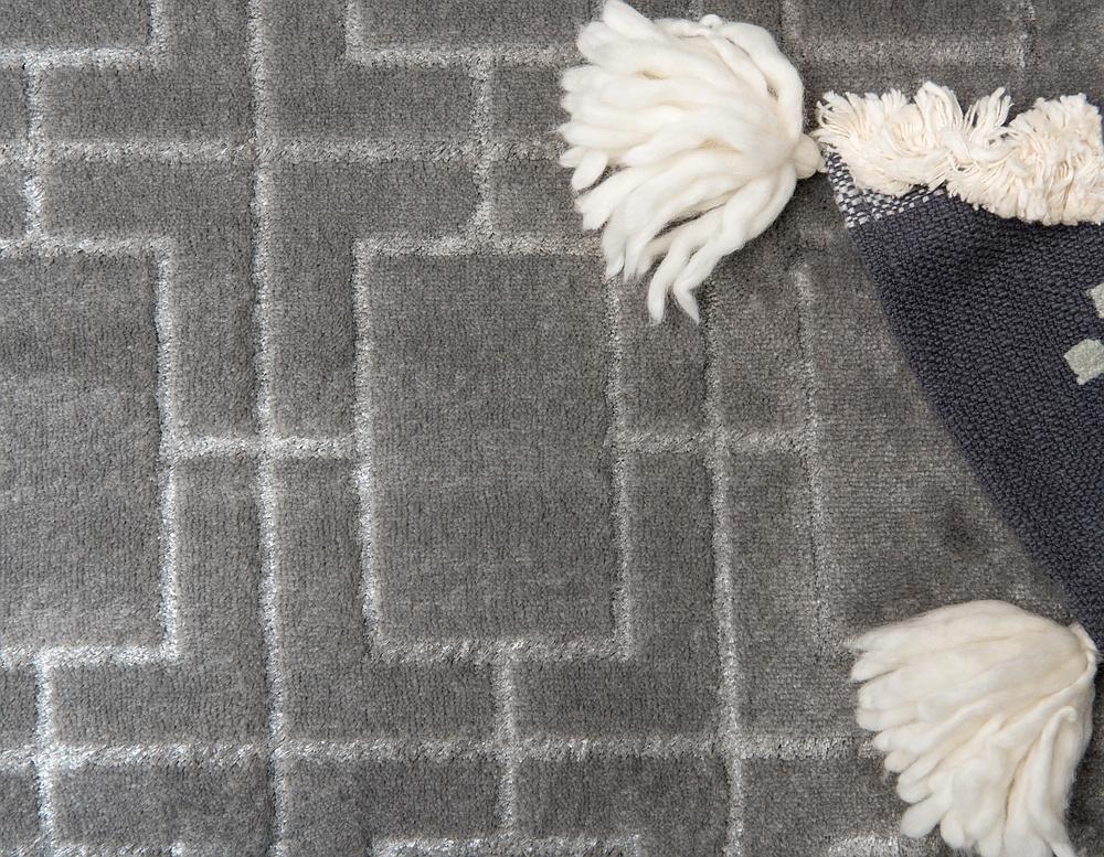 Tappeto di lusso Parker con motivo a cubi di Unique Loom