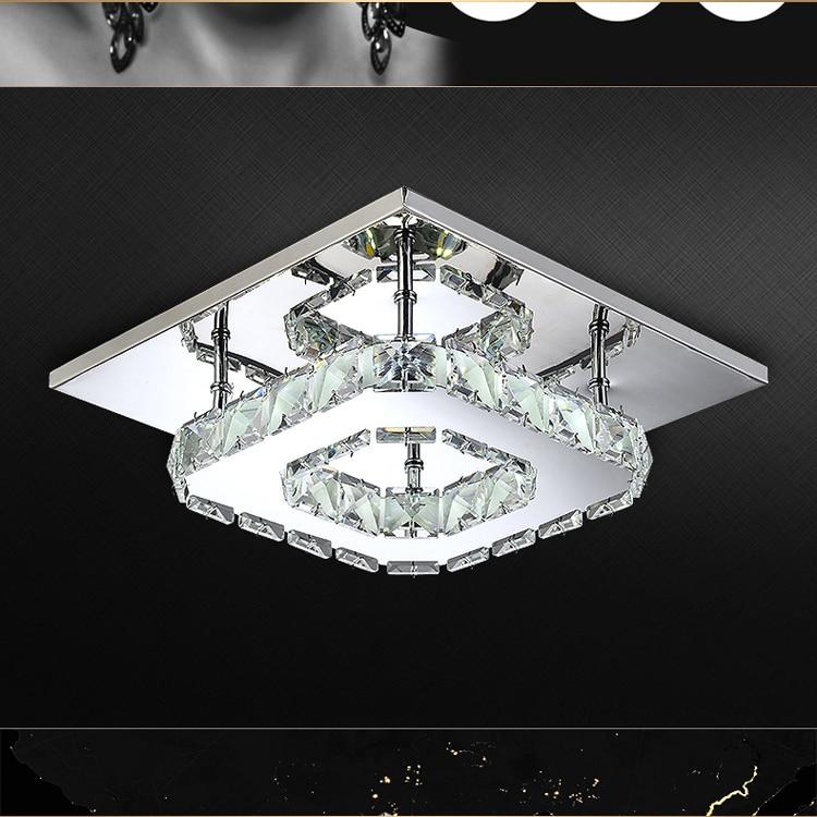 Lustre Cesar em Cristal, Aço Inox e Acrílico