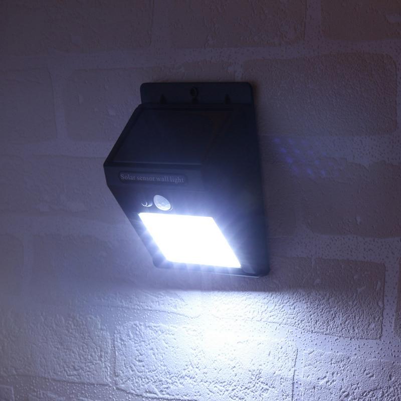Solar-buitenlamp met bewegingssensor en 20 LED's