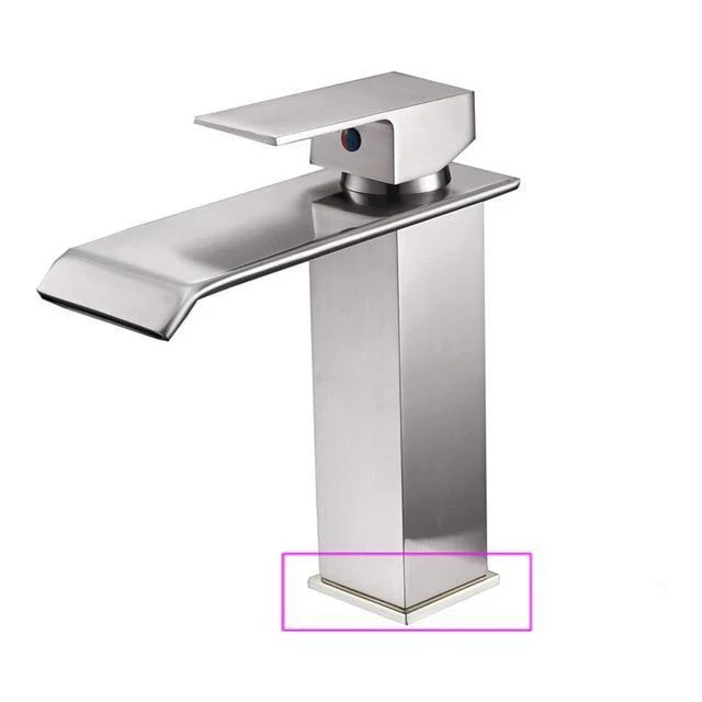 Luxury Brass Vanity Faucet with Single Handle Deck Mount
