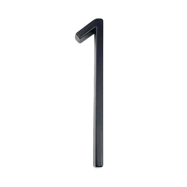 Modern Design House Numbers in Anti-Rust Zinc Alloy, 5 Inch High