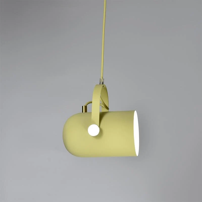 Nowoczesna skandynawska lampa wisząca ze stopu aluminium, regulowana linka