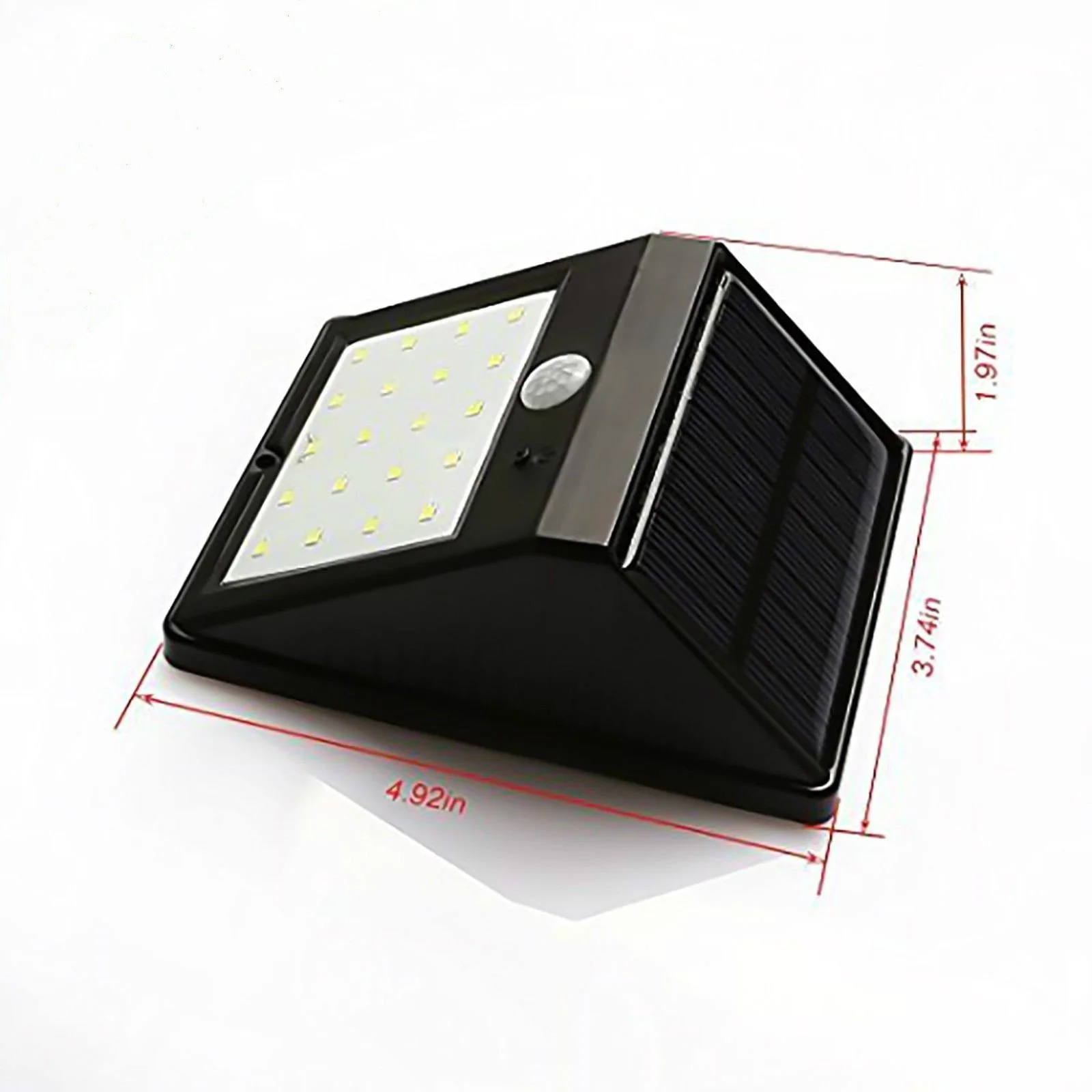 Solar-buitenlamp met bewegingssensor en 20 LED's