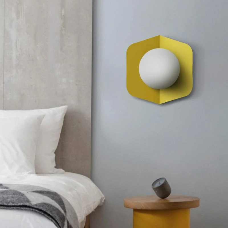 Arnold Modern Nordic Candy Wall Lamp in Iron and Acrylic