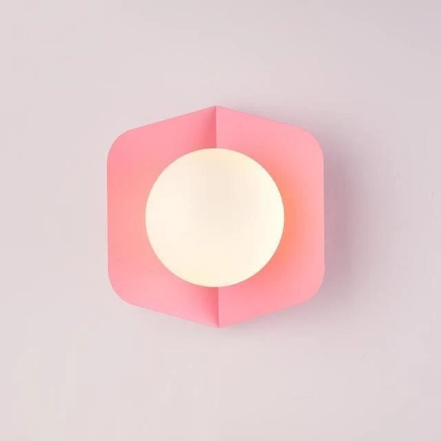 Arnold Modern Nordic Candy Wall Lamp in Iron and Acrylic