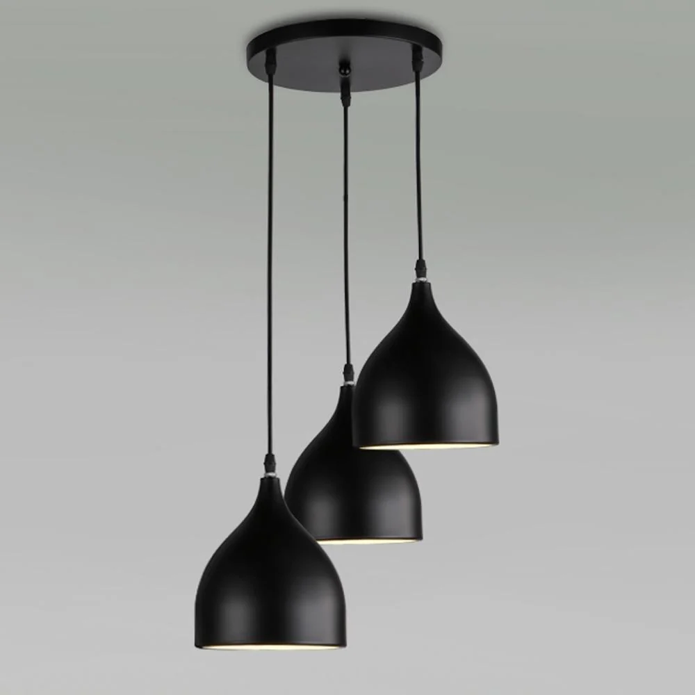 Moderne Scandinavische hanglamp in hoogwaardig ijzer voor gangen en keukens