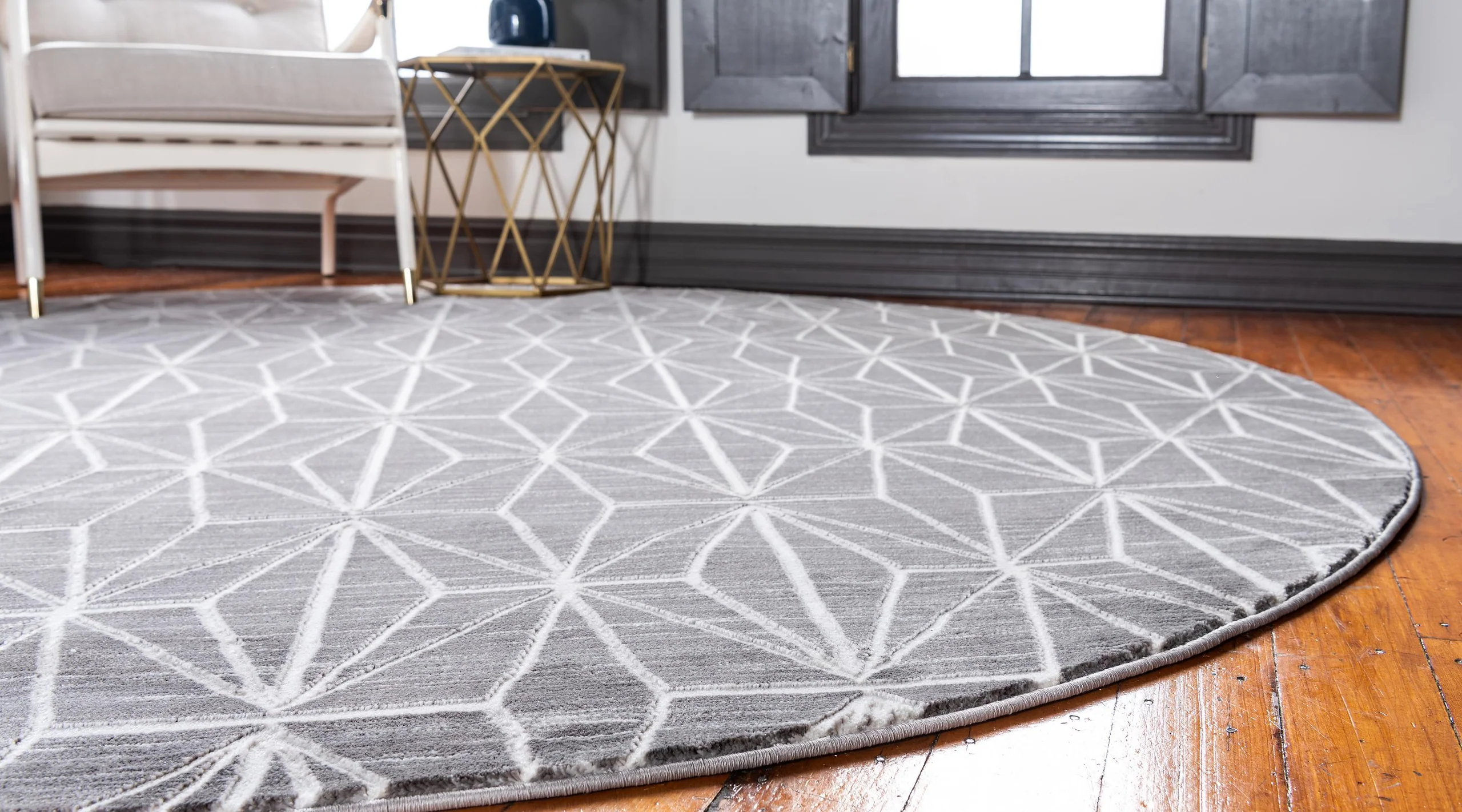 Aaro Geometric Modern Large Rug by Unique Loom