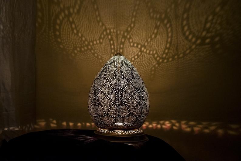 Shadowcast Moroccan Lanterns in Solid Brass, Range of Designs