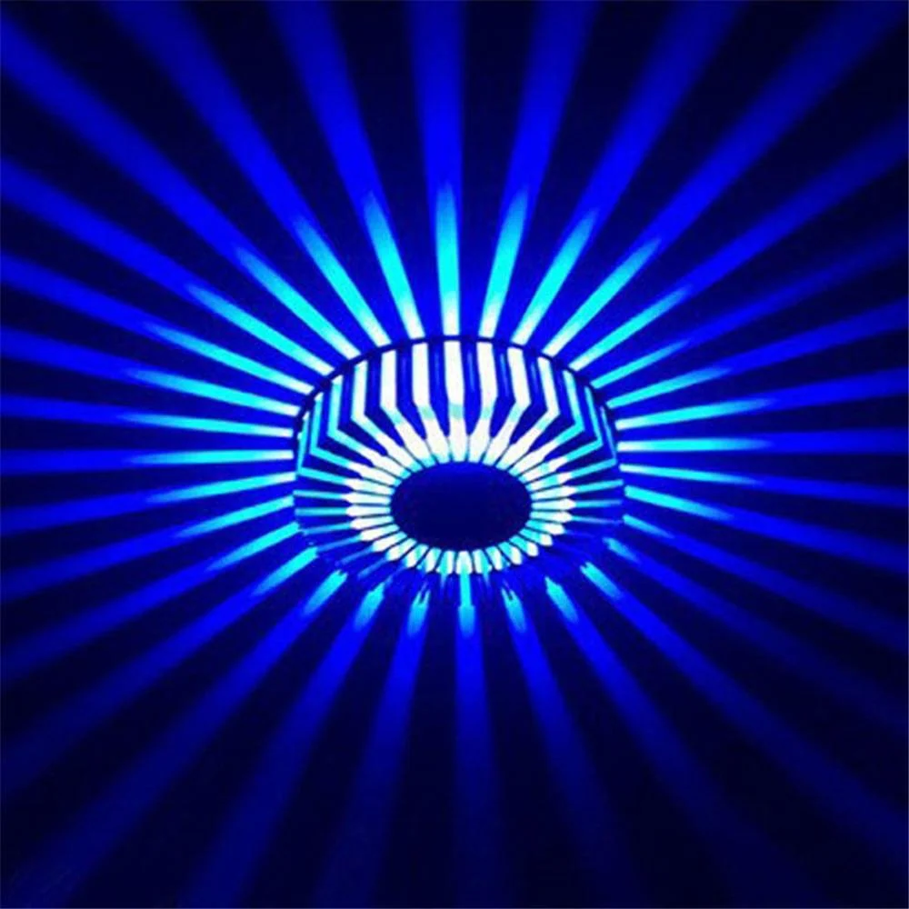 Lampa ścienna Werner Sunflower z aluminium i kryształu