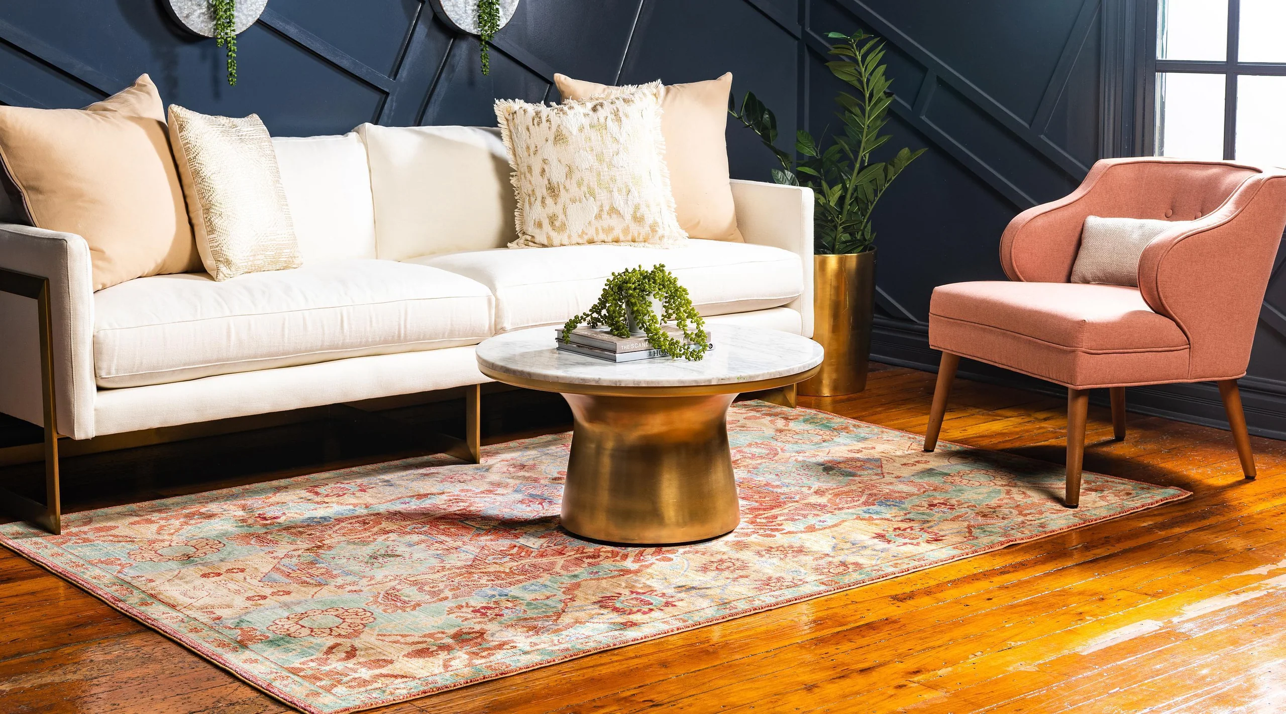 Kael Bold Pattern Area Rug by Unique Loom in Polypropylene