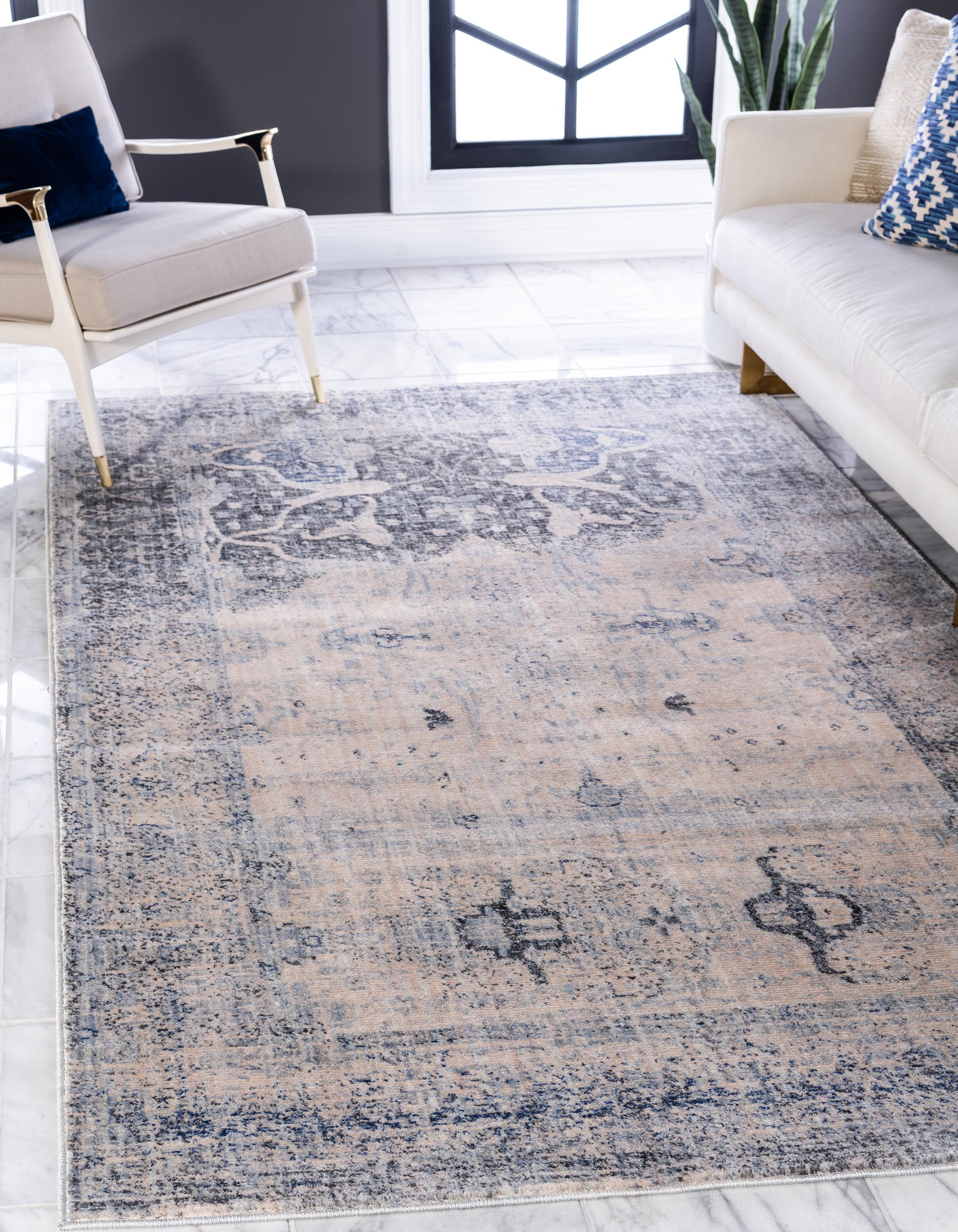 Damari Modern Area Rug with Simple Design from Unique Loom