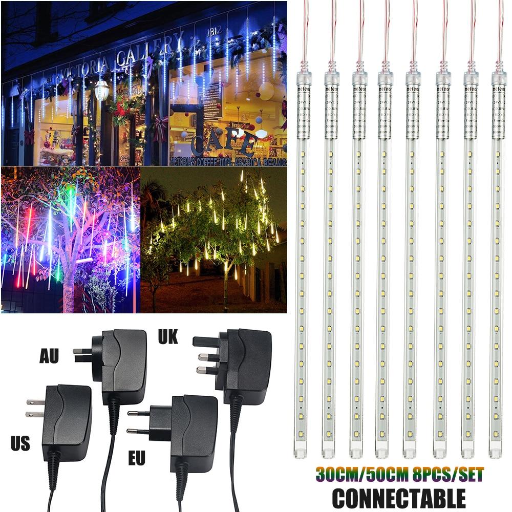 Luci a ghiacciolo LED per allestimenti invernali