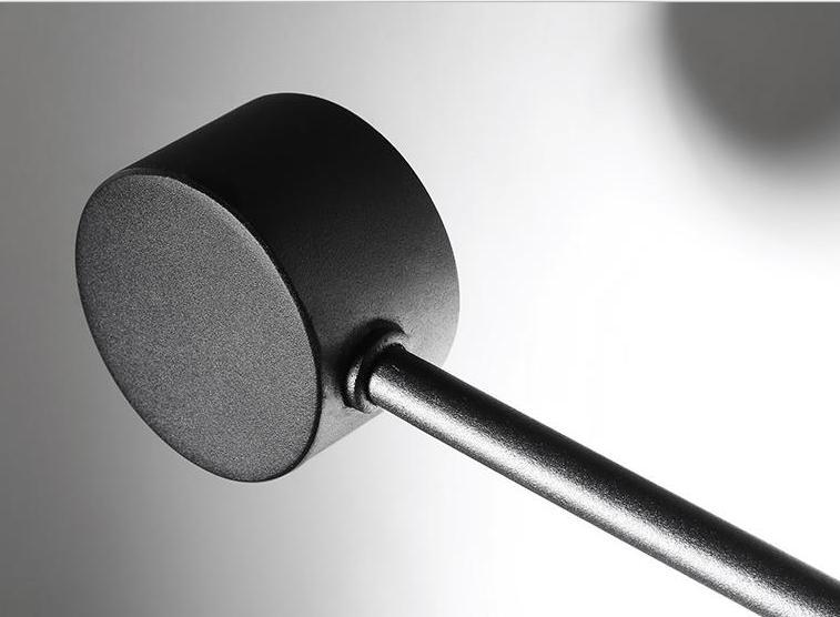 Cyrus – minimalistyczna okrągła lampa ścienna LED Art Deco