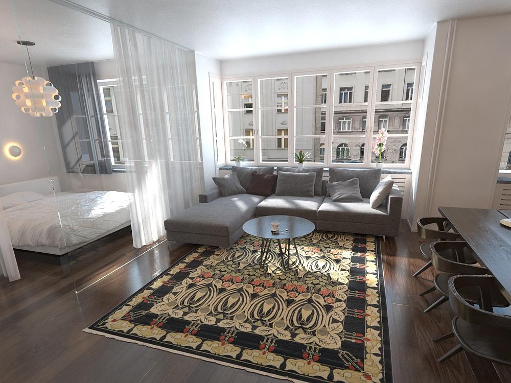 Pierre Modern European Art Deco Rug by Unique Loom