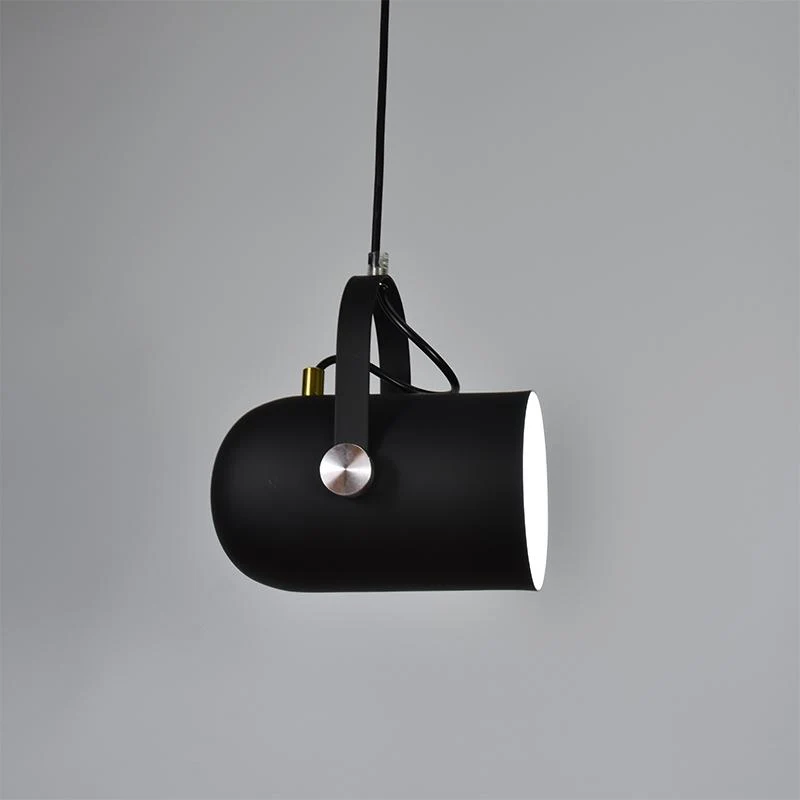 Nowoczesna skandynawska lampa wisząca ze stopu aluminium, regulowana linka