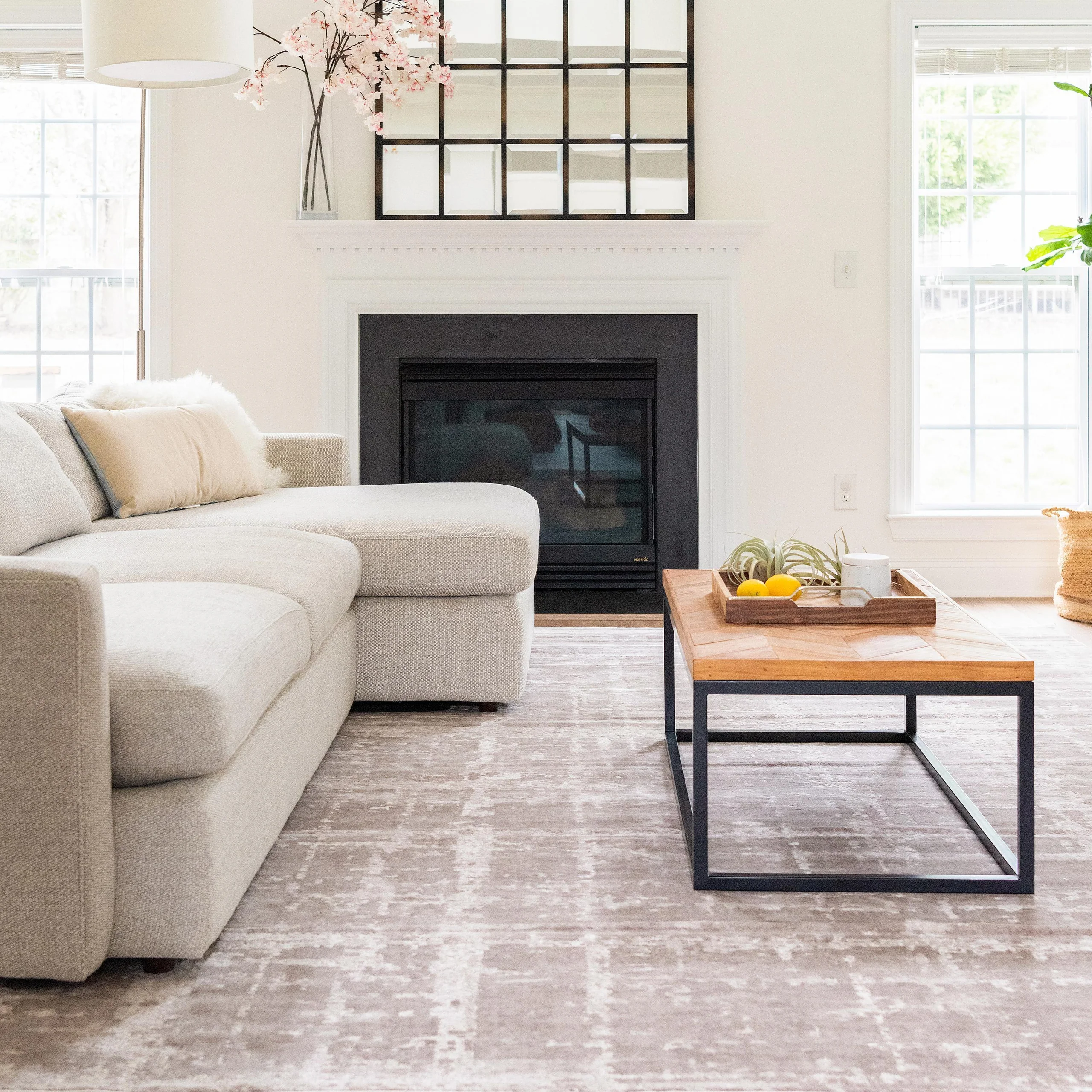 Anders Modern Faded Area Rug by Unique Loom
