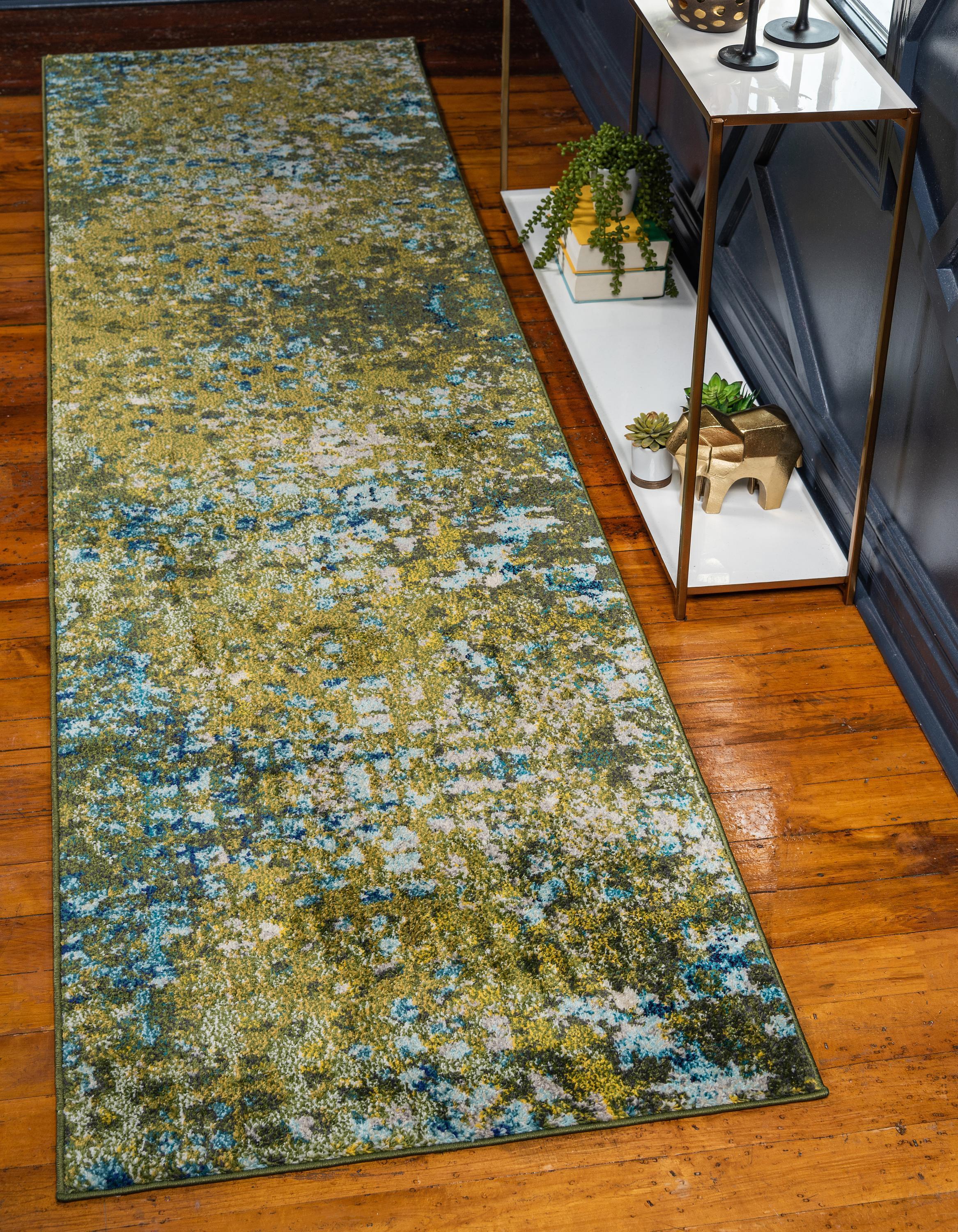 Alfombra moderna con patrón de color Blaise para hogar u oficina