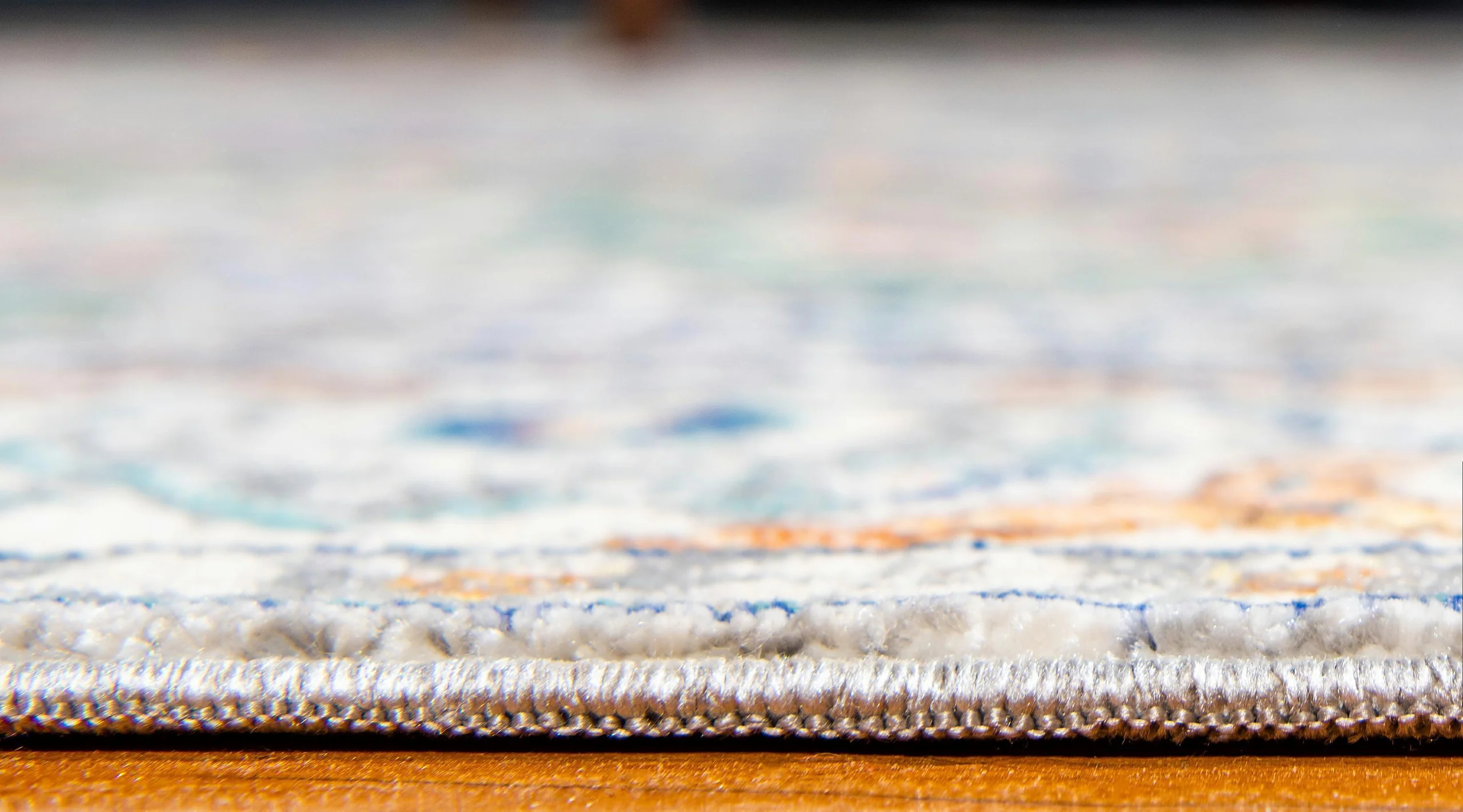 Turner Gray and Blue Vintage Style Area Rug from Unique Loom