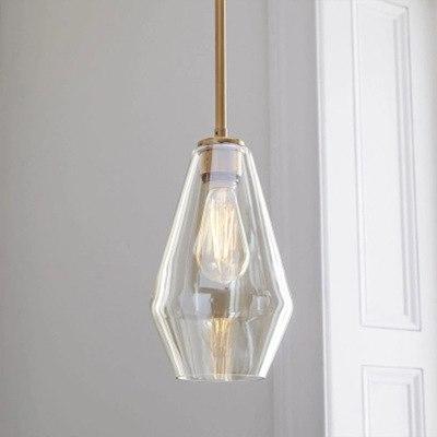Meriall Ophængs Glas Pendellampe til Hjem, Studio og Restaurant Rum