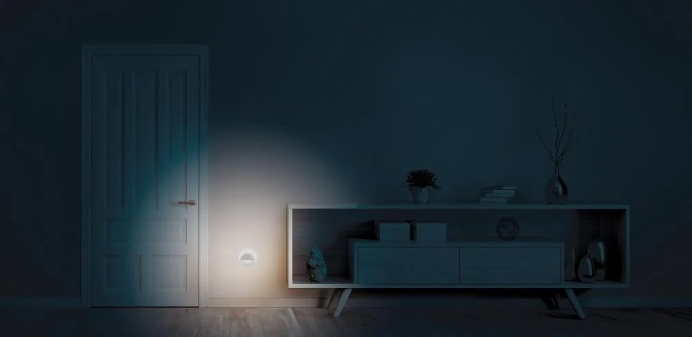 Lampe LED Bluetooth à capteur de mouvement Denton avec corde de suspension pour vision nocturne