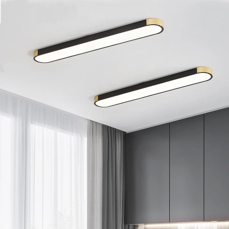 Bellarose LED Ceiling Light in Metal and Acrylic, AC Powered