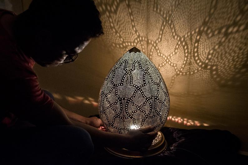 Shadowcast Moroccan Lanterns in Solid Brass, Range of Designs
