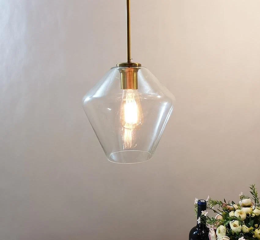 Meriall Ophængs Glas Pendellampe til Hjem, Studio og Restaurant Rum