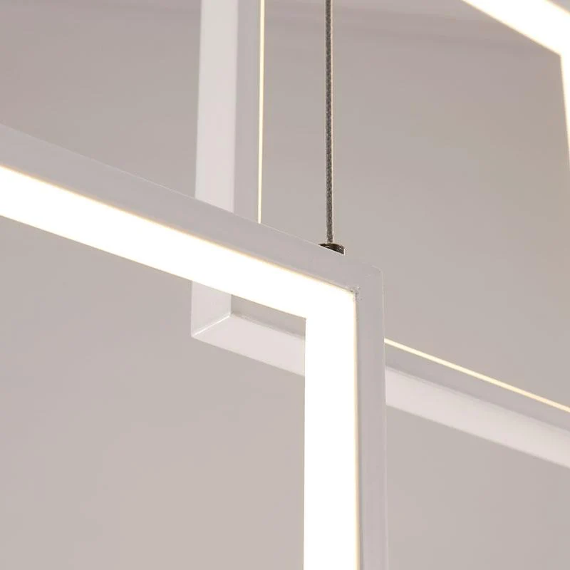 Lámpara colgante Fleur Art Deco en acrílico y aleación de aluminio