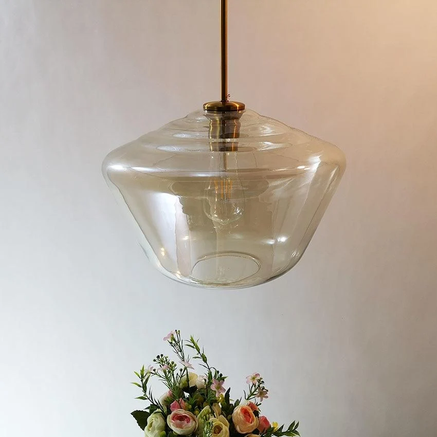Meriall Ophængs Glas Pendellampe til Hjem, Studio og Restaurant Rum