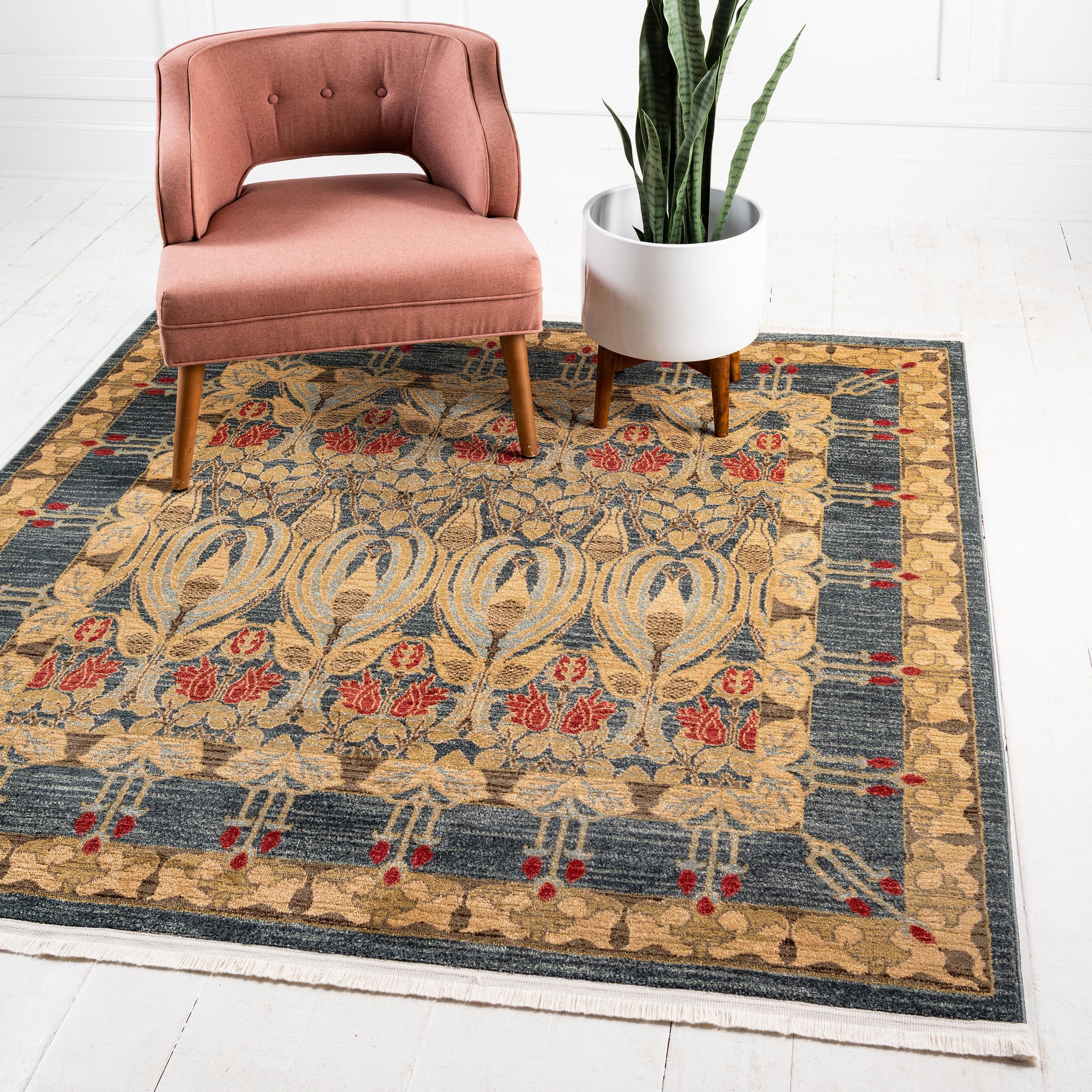 Maxton Modern Classic Fringe Rug from Unique Loom