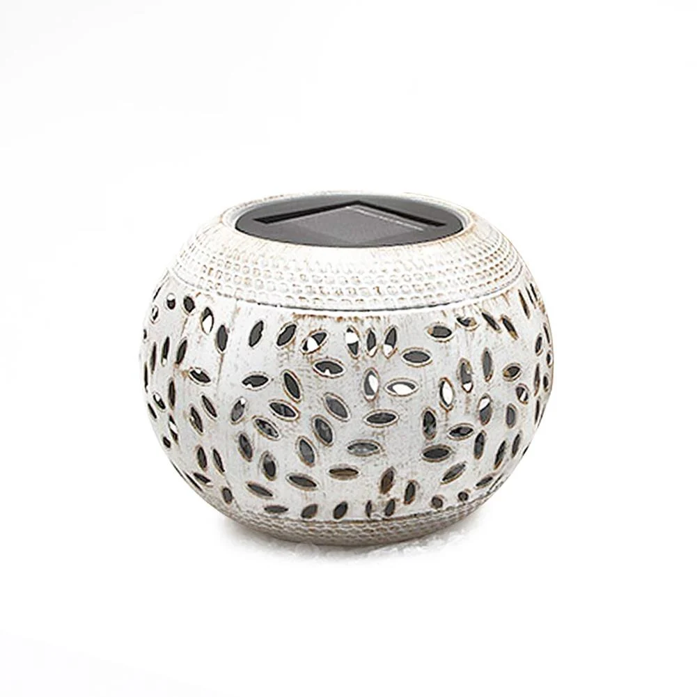 Farol Karim Globe Shadow con efecto de pétalos en forma de hoja