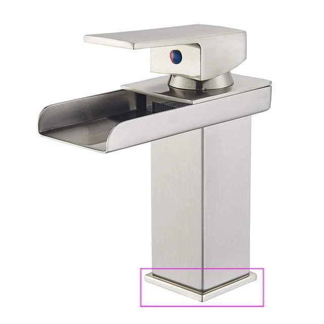 Luxury Brass Vanity Faucet with Single Handle Deck Mount