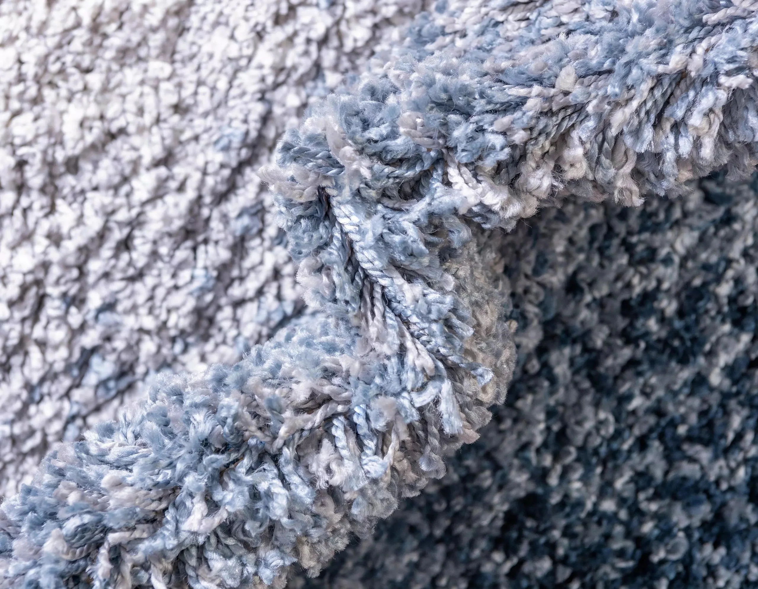 Decker Gradient Blend Shaggy Tæppe af Unique Loom til hyggelige rum