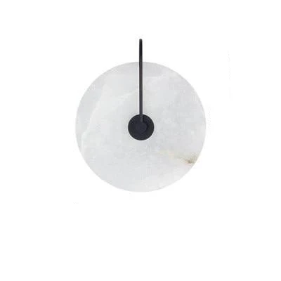 Lalula Marble Circular Wall Lamp in Elegant Colors and Sizes