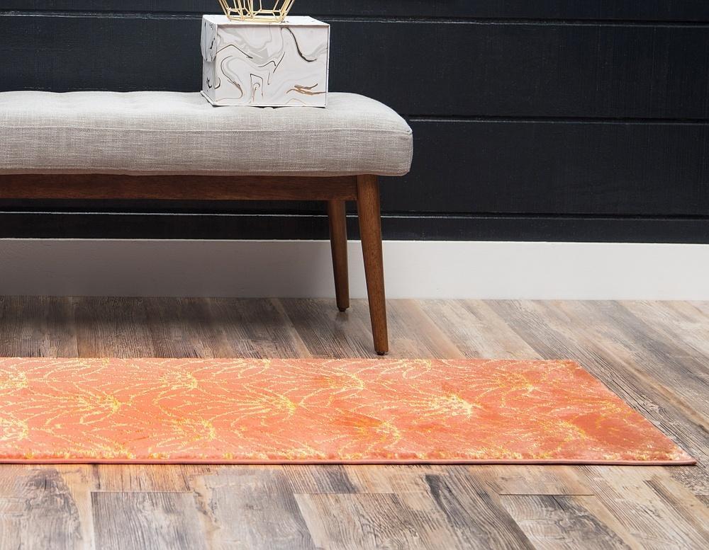 Ellison Lotus Flower Pattern Luxury Rug by Unique Loom